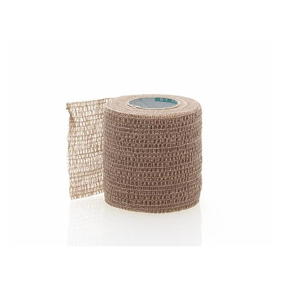 Bandage CoFlex 2"x5yd Compression Elastic Tan Latex Non-Sterile 36/CS - Surgical Supplies NY